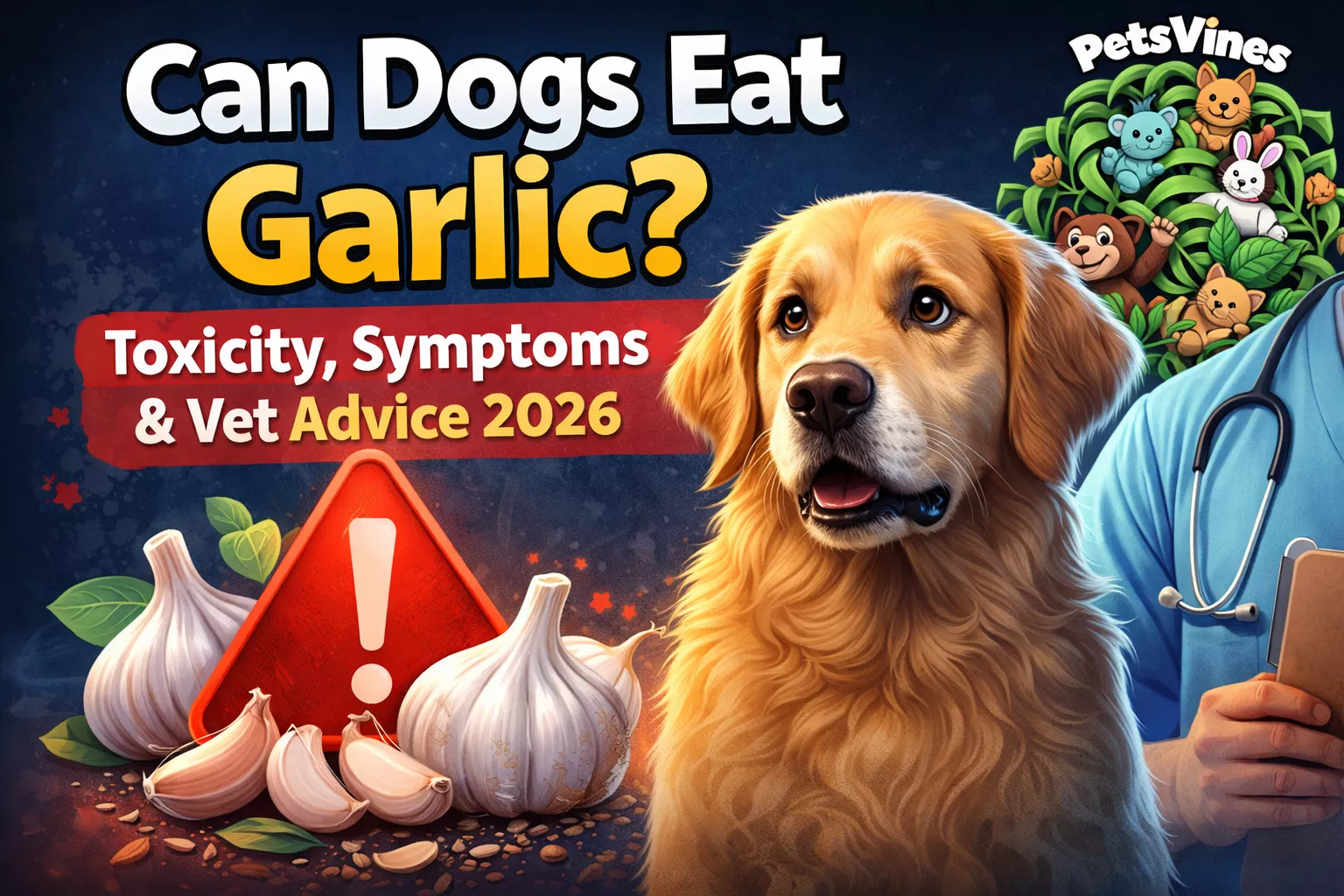 Can Dogs Eat Garlic? Toxicity, Symptoms & Vet Advice 2026