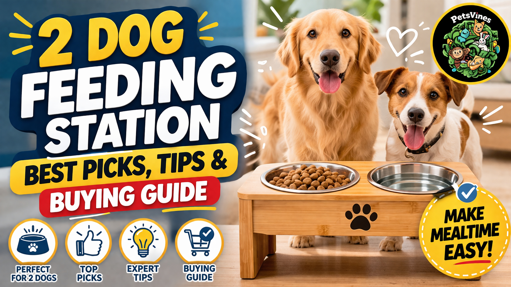 2 Dog Feeding Station Best Picks, Tips & Buying Guide