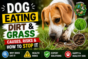 Dog Eating Dirt and Grass: Causes, Risks & How to Stop It