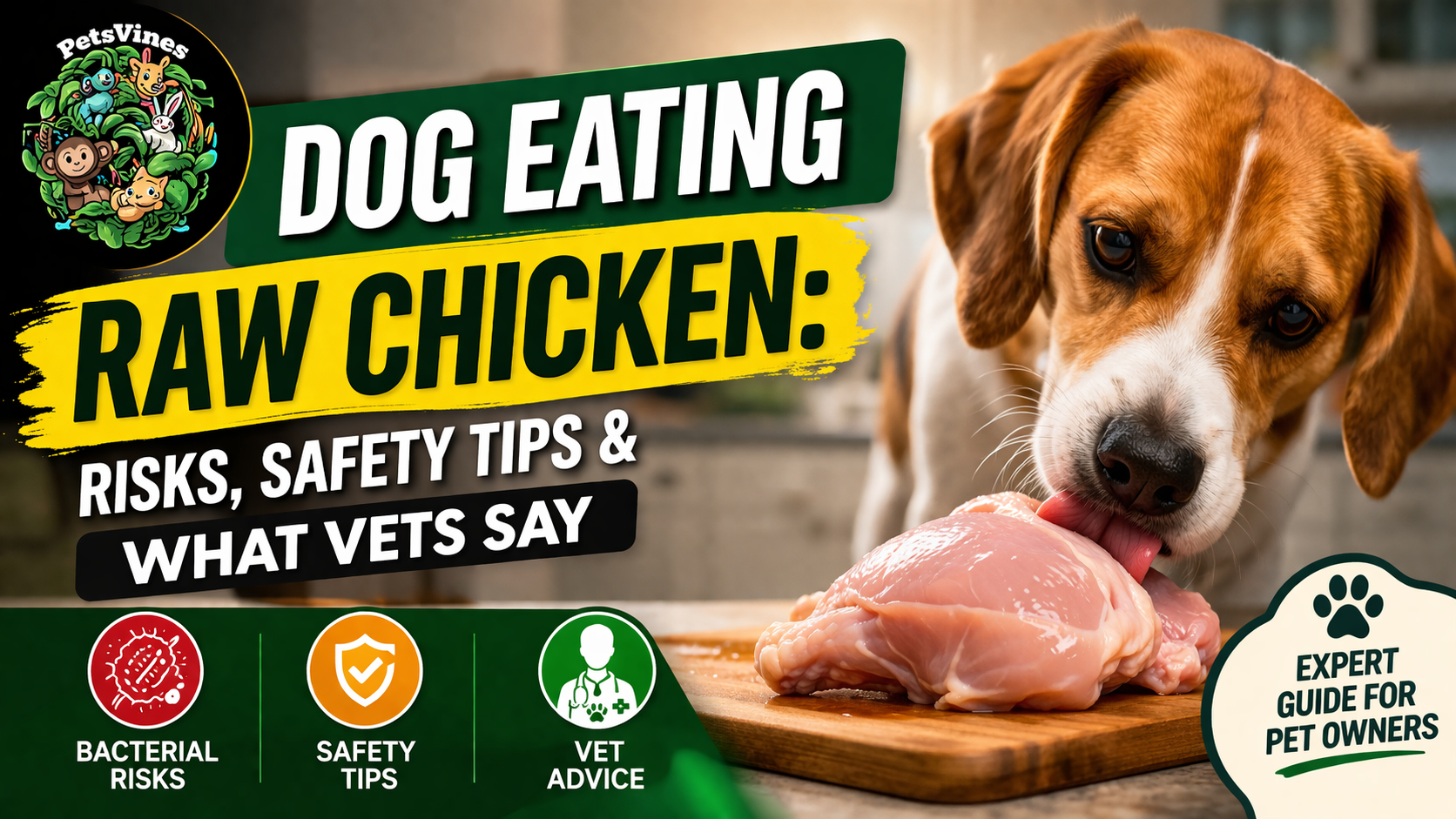 Dog Eating Raw Chicken: Risks, Safety Tips & What Vets Say