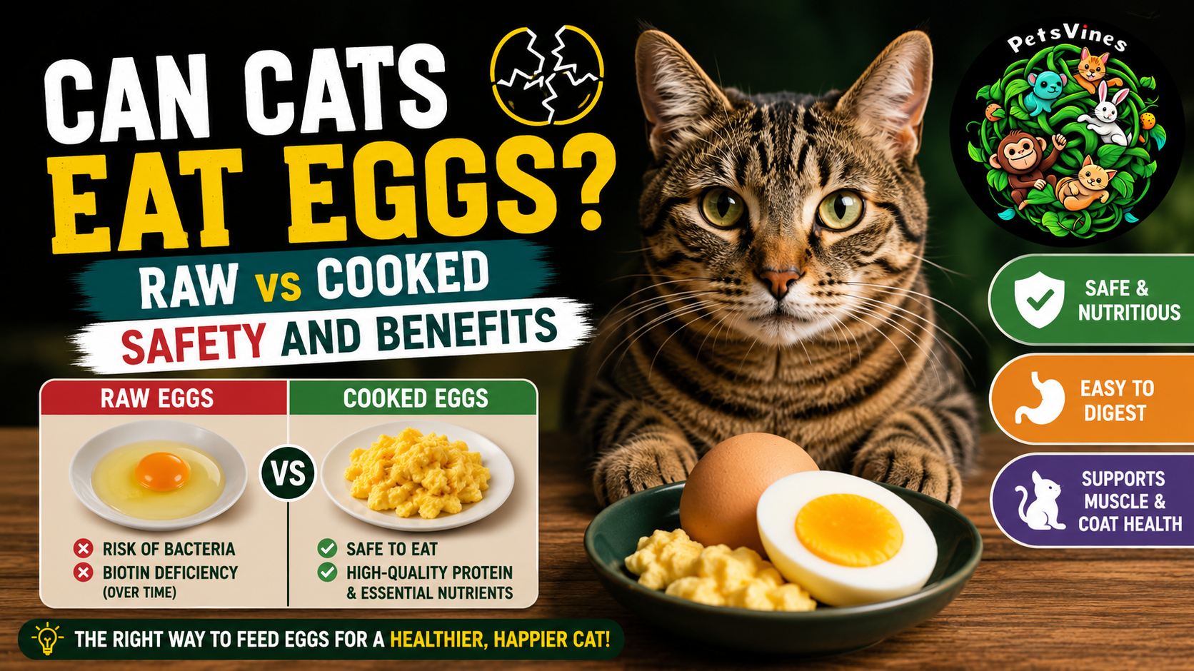 Can Cats Eat Eggs? Raw vs Cooked Safety and Benefits