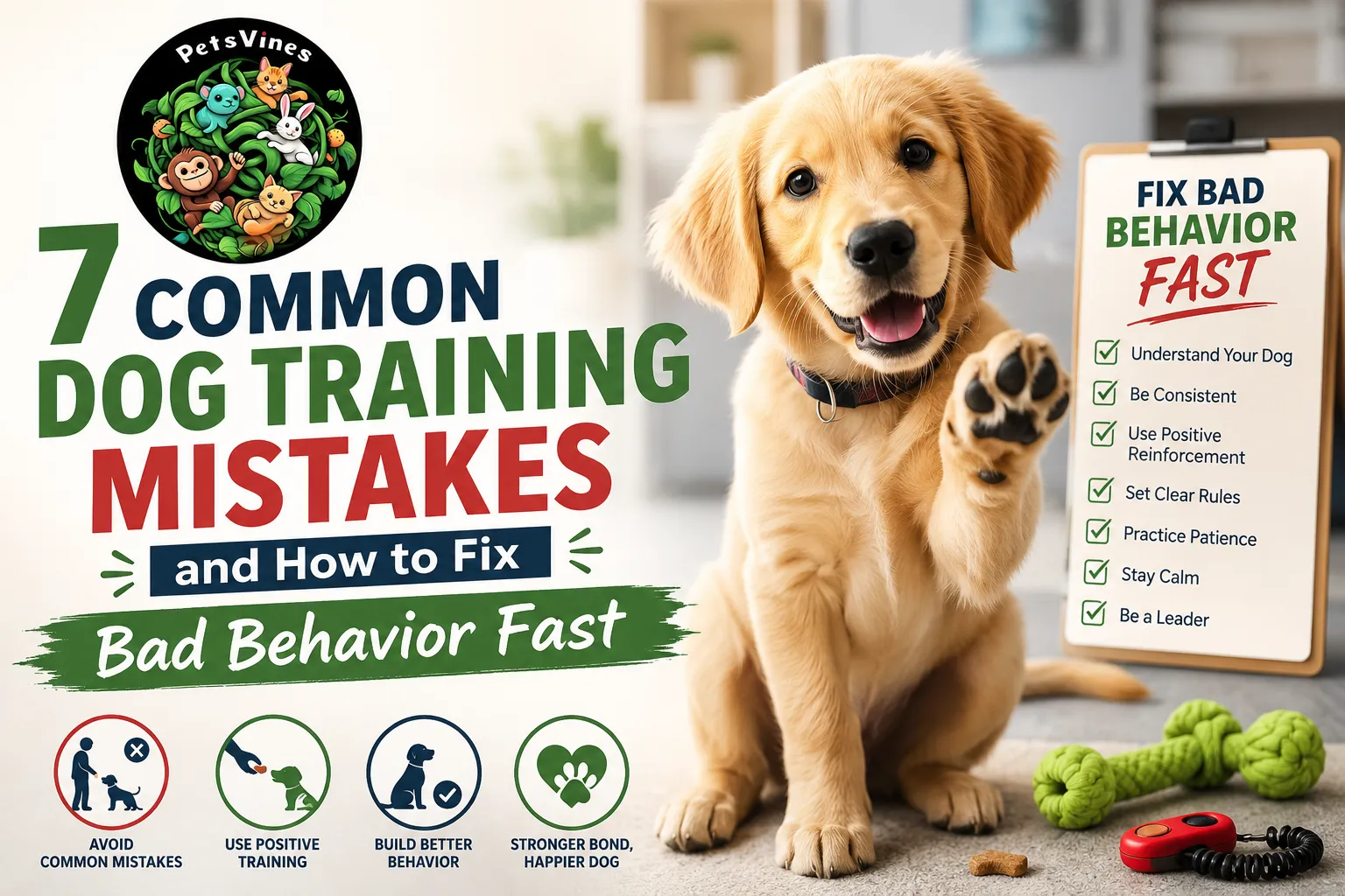 7 Common Dog Training Mistakes and How to Fix Bad Behavior Fast
